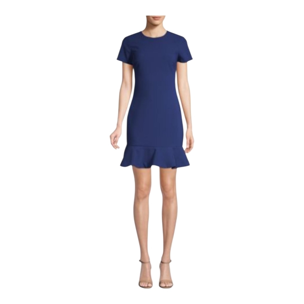 Likely Beckett‎ Crew Neck Blue Dress Size 8 NWT